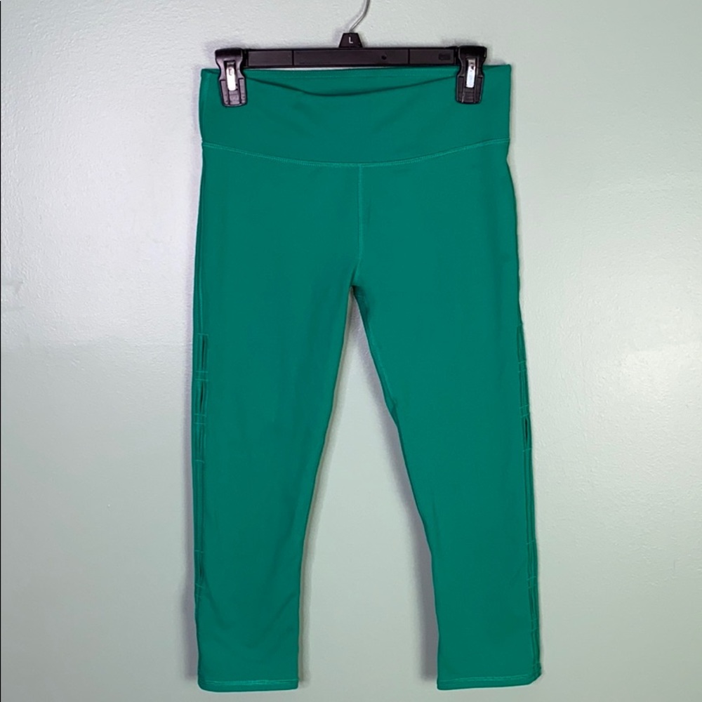 Fabletics Green Crop Legging